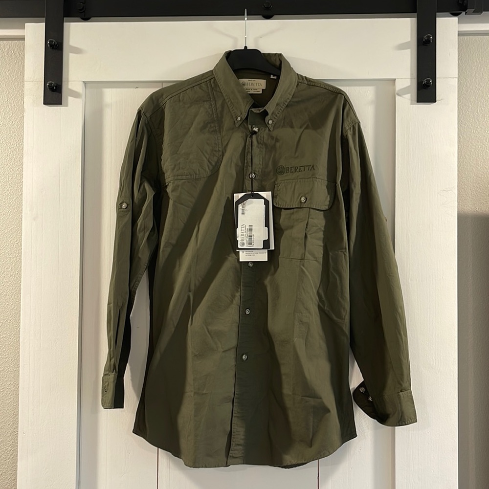 Beretta Army Green Shooting Shirt